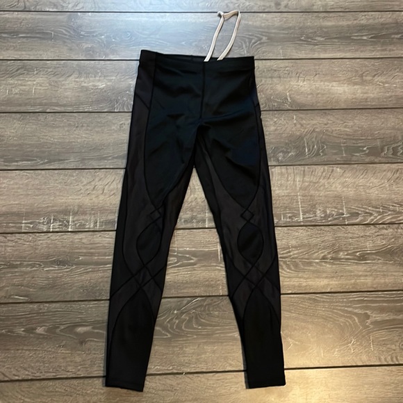 Legging Compression CW-X Femme, Taille S, Noir Et Gris, Occasion